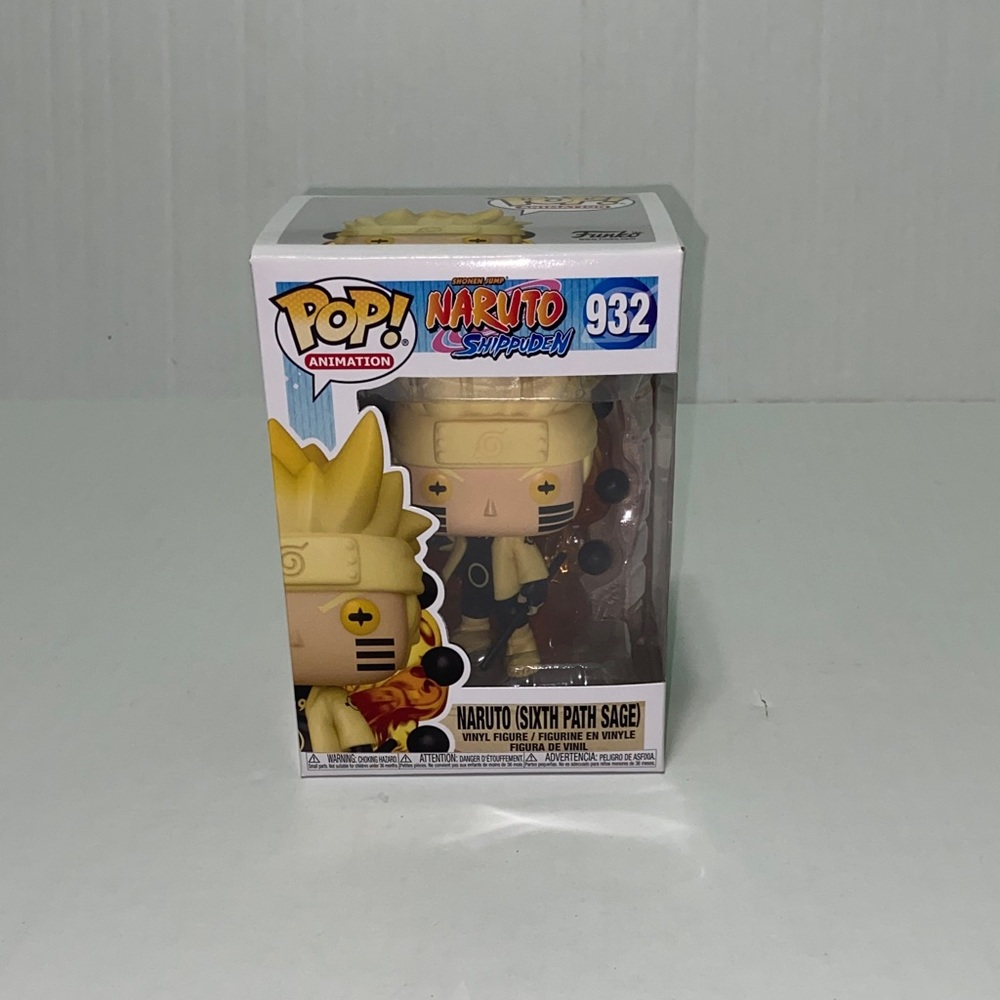 Funko Pop Naruto Shippuden Sixth Path Sage Vinyl Figure - Yellow and Black #932